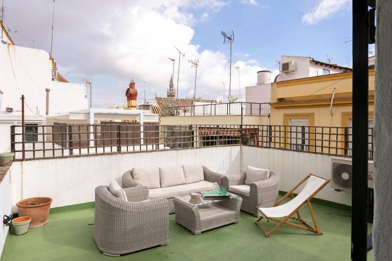 Champion Duplex Terrace And Garage Old Town 6 Pax Daire Sevilla Dış mekan fotoğraf